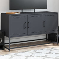 Mobile TV-Credenza TV-Console TV Antracite 100,5x39x60,5 cm in Acciaio 487585