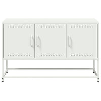 Mobile TV-Credenza TV-Console TV Bianco 100,5x39x60,5 cm in Acciaio 816294