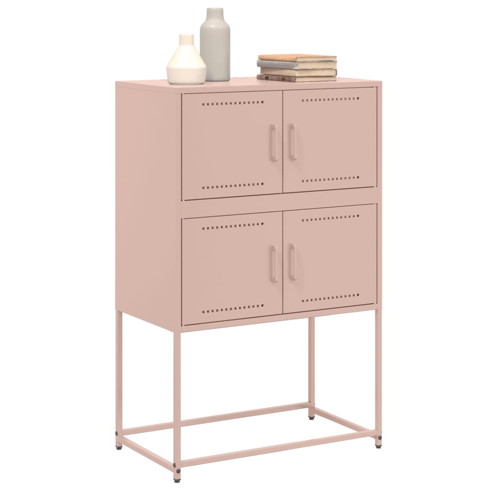 Credenza Rosa 68,5x38,5x107 cm in Acciaio 846483