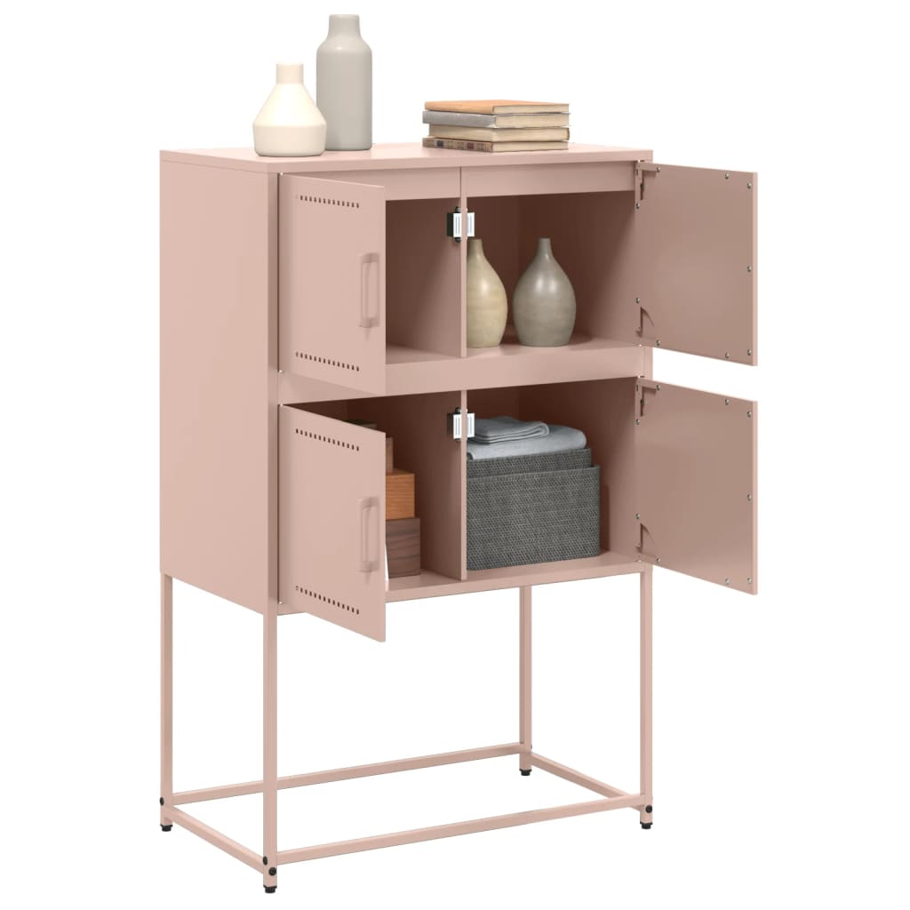 Credenza Rosa 68,5x38,5x107 cm in Acciaio 846483