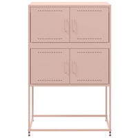 Credenza-Buffet-Armadio da cucina Rosa 68,5x38,5x107 cm in Acciaio 863596