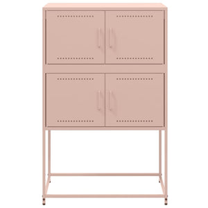 Credenza-Buffet-Armadio da cucina Rosa 68,5x38,5x107 cm in Acciaio 863596