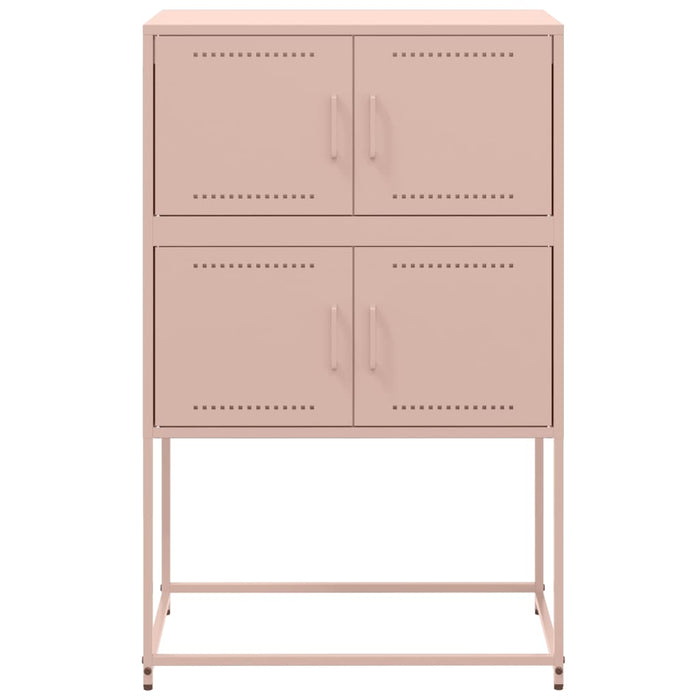 Credenza-Buffet-Armadio da cucina Rosa 68,5x38,5x107 cm in Acciaio 863596