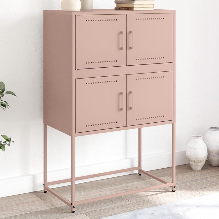 Credenza Rosa 68,5x38,5x107 cm in Acciaio 846483