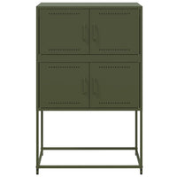 Credenza Verde Oliva 68,5x38,5x107 cm in Acciaio 846486