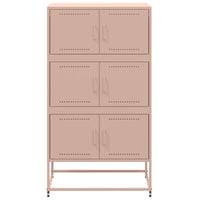 Credenza-Buffet-Armadio da cucina Rosa 68,5x38,5x123,5 in Acciaio 314932