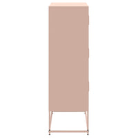 Credenza Rosa 68,5x38,5x123,5 in Acciaio 846489