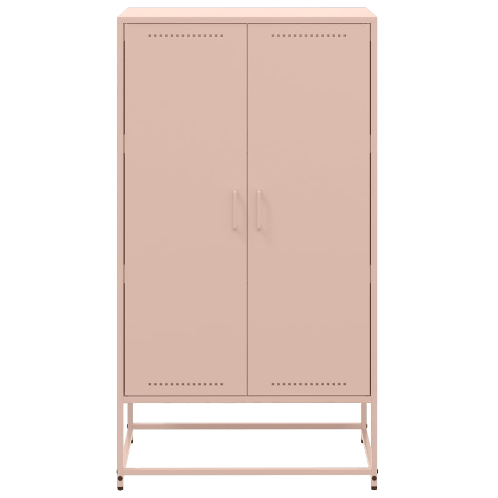 Credenza Rosa 68,5x38,5x123,5 in Acciaio 846495