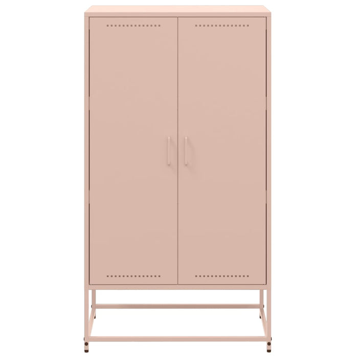 Credenza Rosa 68,5x38,5x123,5 in Acciaio 846495