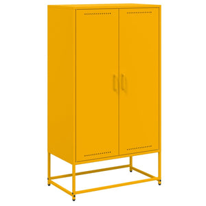 Credenza Giallo Senape 68,5x38,5x123,5 cm in Acciaio 846497