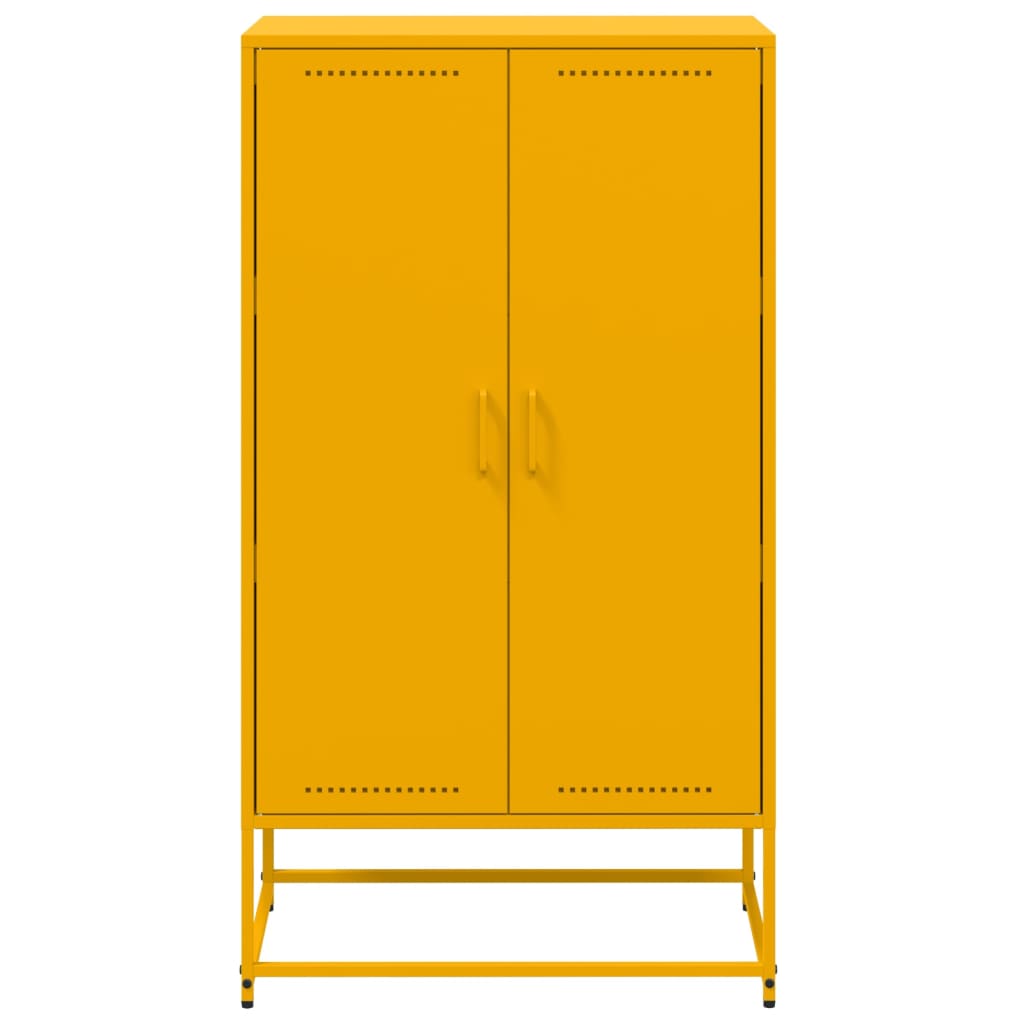 Credenza Giallo Senape 68,5x38,5x123,5 cm in Acciaio 846497