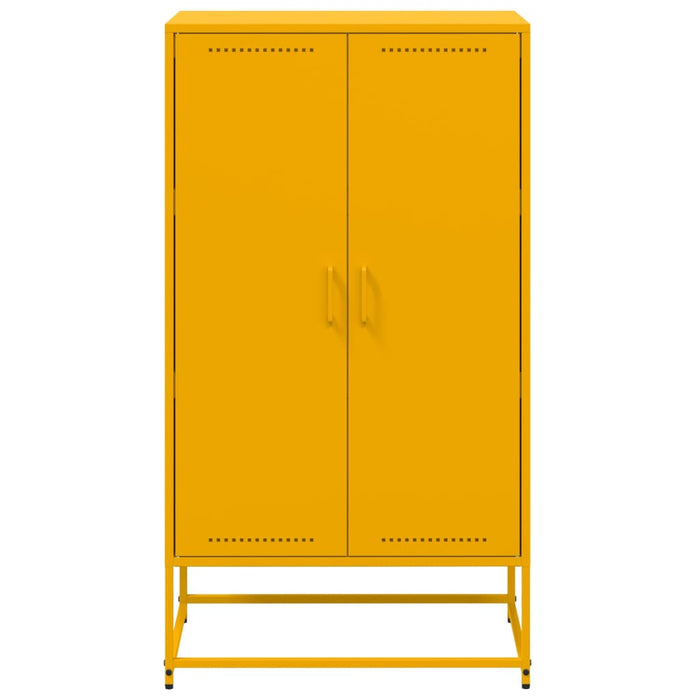 Credenza Giallo Senape 68,5x38,5x123,5 cm in Acciaio 846497