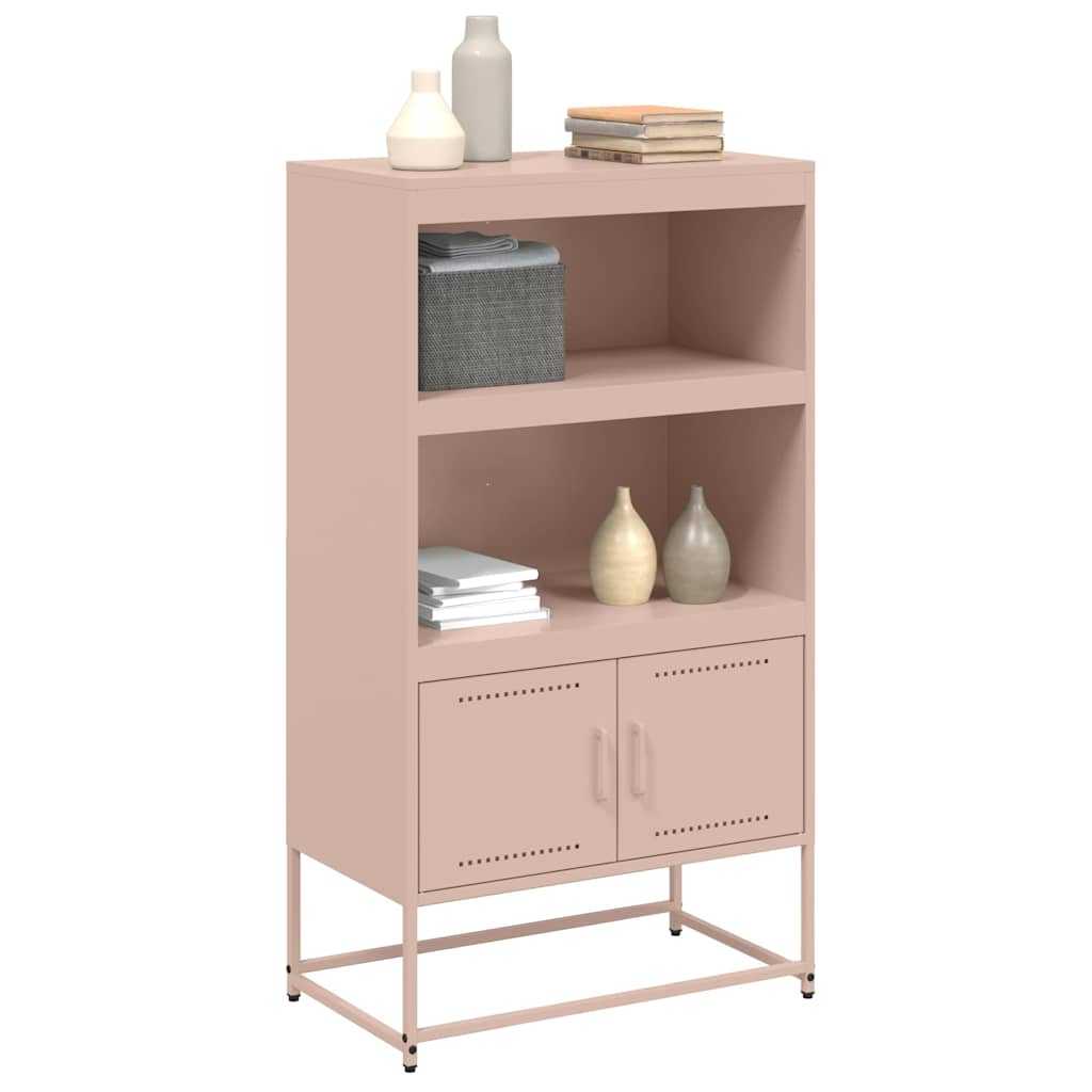 Credenza Rosa 68,5x38,5x123,5 in Acciaio 846501