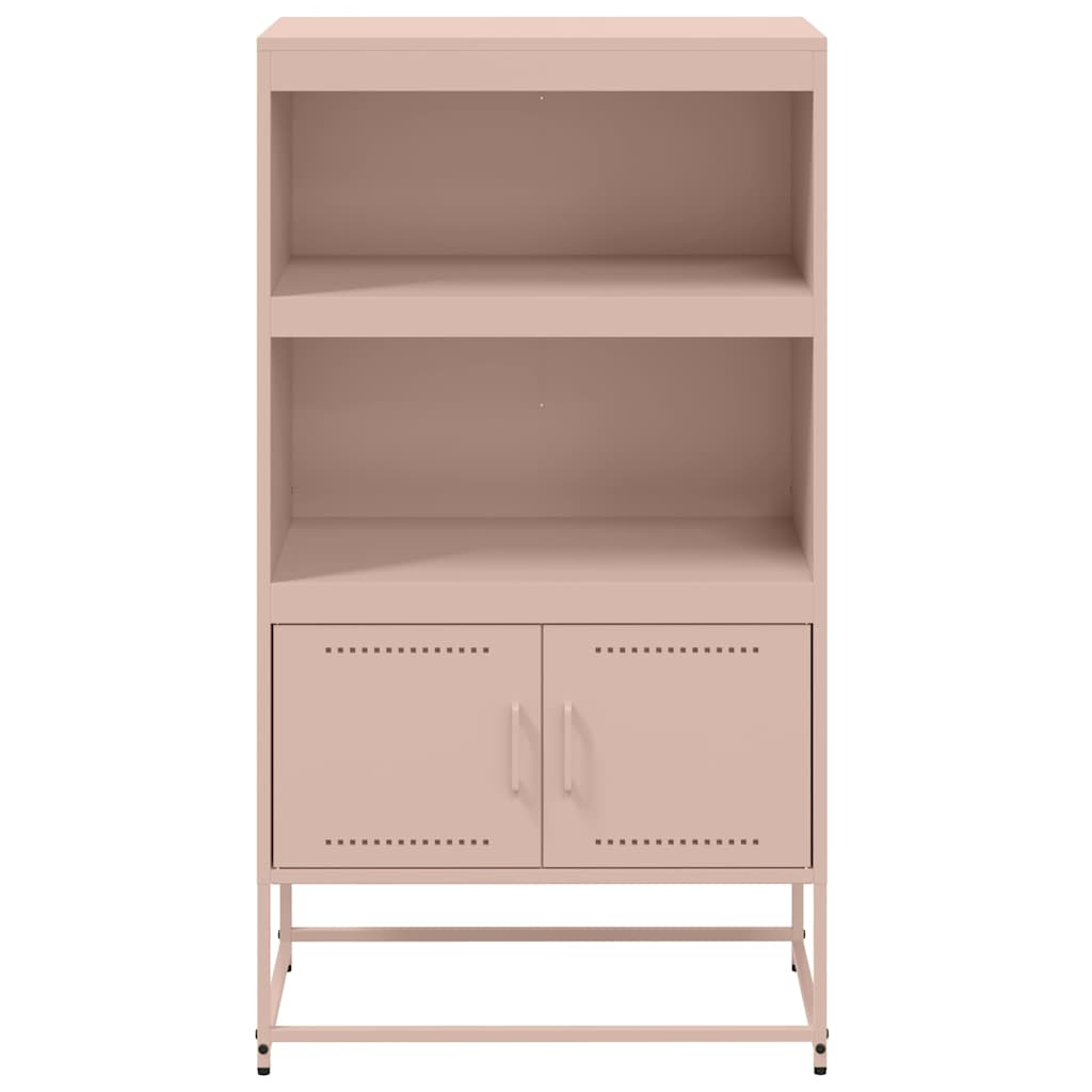 Credenza Rosa 68,5x38,5x123,5 in Acciaio 846501