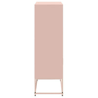 Credenza Rosa 68,5x38,5x123,5 in Acciaio 846501