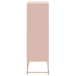 Credenza Rosa 68,5x38,5x123,5 in Acciaio 846501