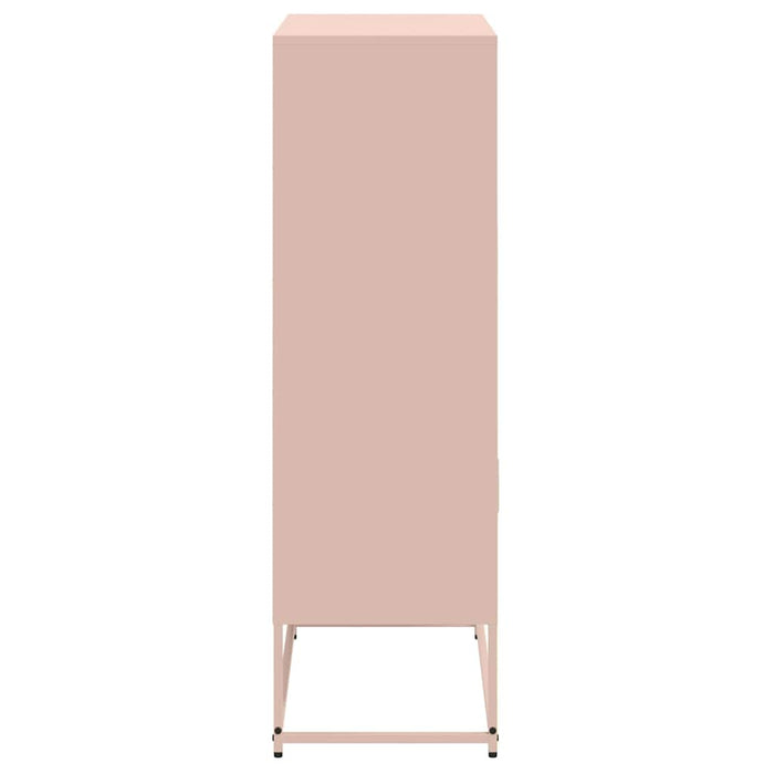 Credenza Rosa 68,5x38,5x123,5 in Acciaio 846501