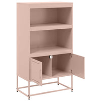 Credenza-Buffet-Armadio da cucina Rosa 68,5x38,5x123,5 in Acciaio 341669