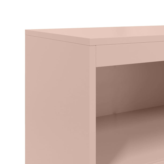 Credenza Rosa 68,5x38,5x123,5 in Acciaio 846501