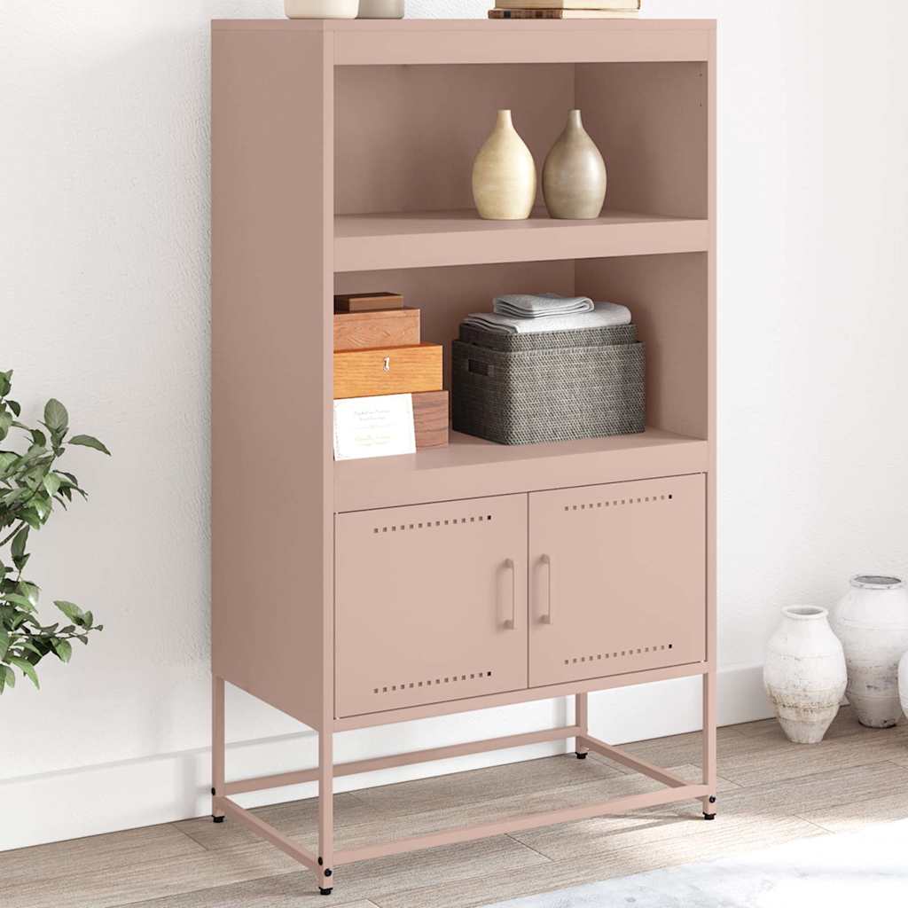 Credenza Rosa 68,5x38,5x123,5 in Acciaio 846501