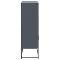Credenza Antracite 68,5x38,5x123,5 cm in Acciaio 846502