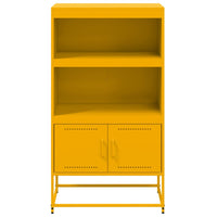 Credenza Giallo Senape 68,5x38,5x123,5 cm in Acciaio 846503
