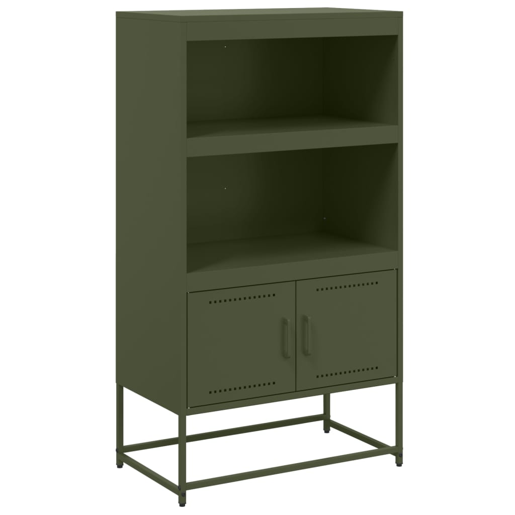 Credenza Verde Oliva 68,5x38,5x123,5 cm in Acciaio 846504