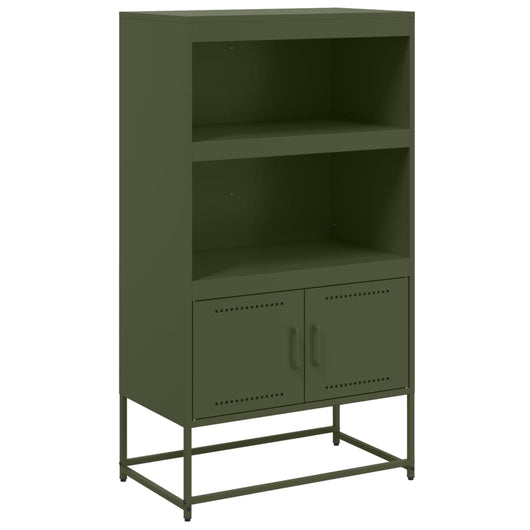 Credenza Verde Oliva 68,5x38,5x123,5 cm in Acciaio 846504