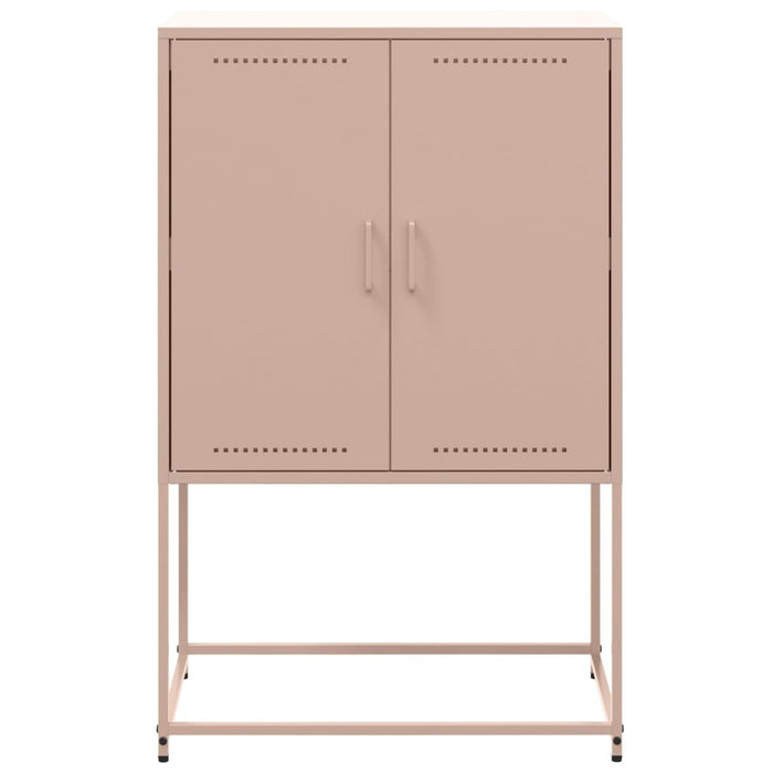 vidaXL Credenza Rosa 68,5x38,5x107 cm in Acciaio