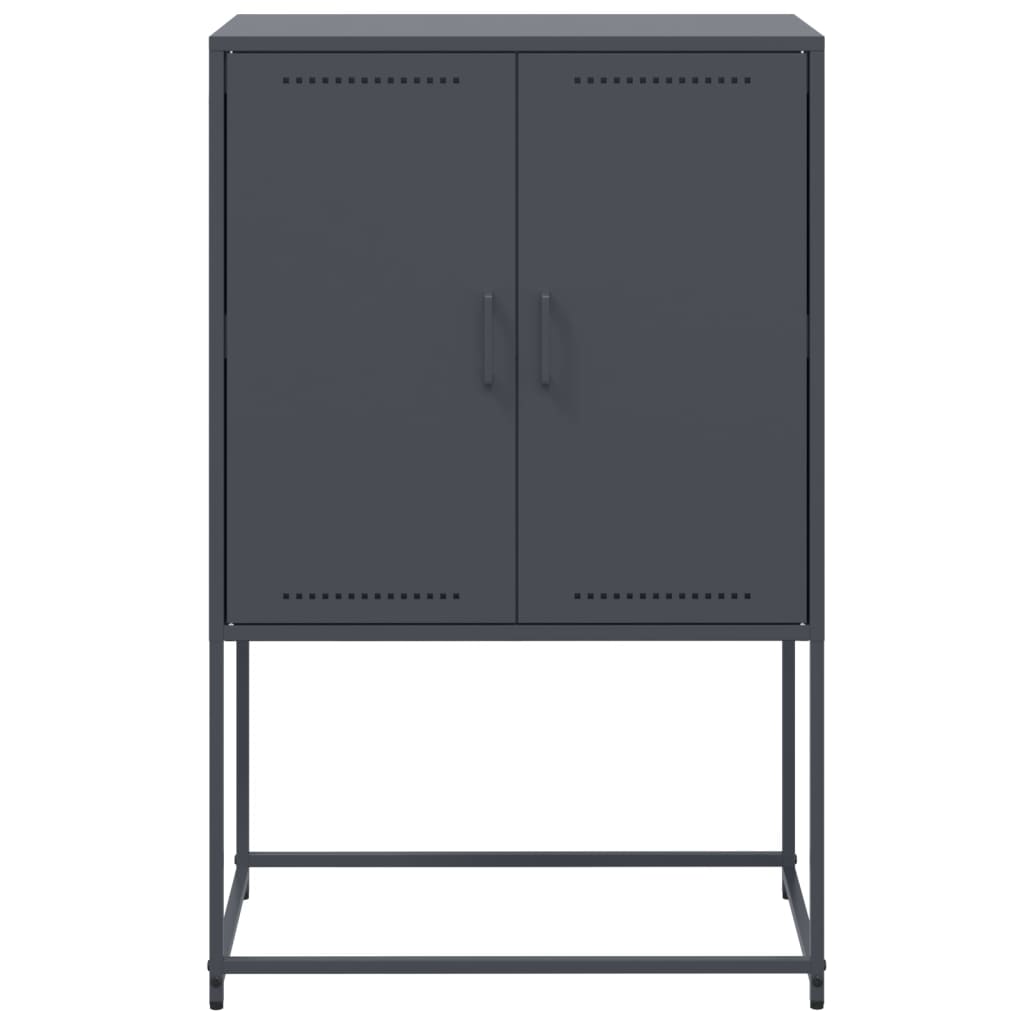 Credenza Antracite 68,5x38,5x107 cm in Acciaio 846508