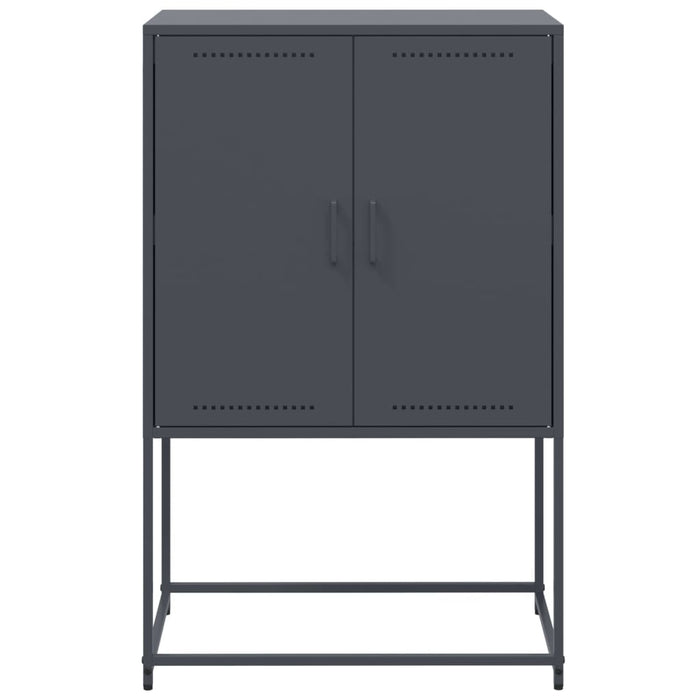 Credenza Antracite 68,5x38,5x107 cm in Acciaio 846508