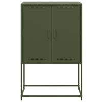 Credenza Verde Oliva 68,5x38,5x107 cm in Acciaio 846510