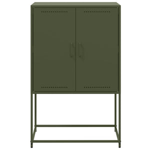 Credenza Verde Oliva 68,5x38,5x107 cm in Acciaio 846510
