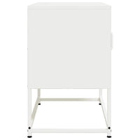 Mobile TV-Credenza TV-Console TV Bianco 68x39x60,5 cm in Acciaio 263899