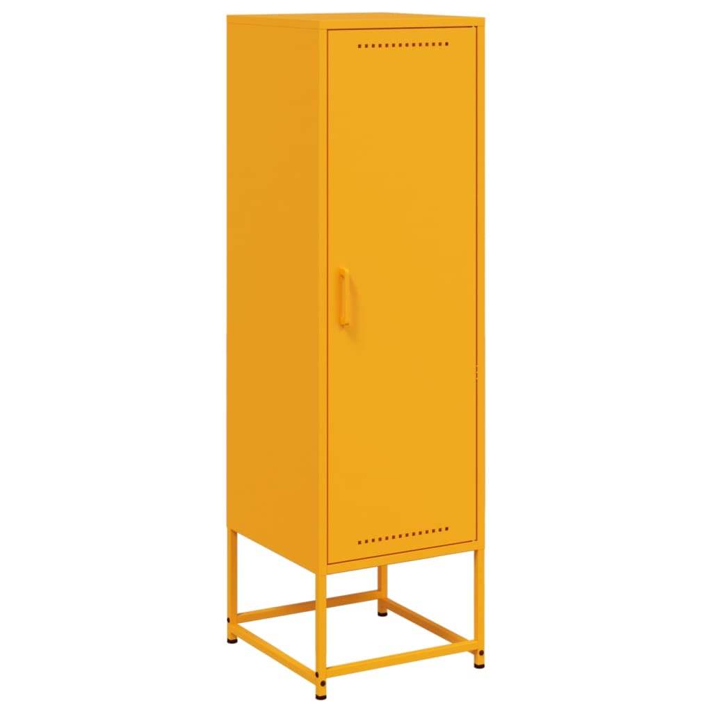 Credenza Giallo Senape 36x39x123 cm in Acciaio 846527