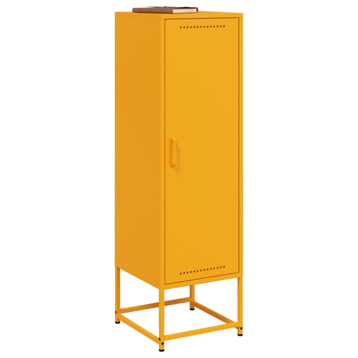 Credenza Giallo Senape 36x39x123 cm in Acciaio 846527