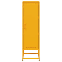 Credenza Giallo Senape 36x39x123 cm in Acciaio 846527