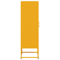 Credenza Giallo Senape 36x39x123 cm in Acciaio 846527