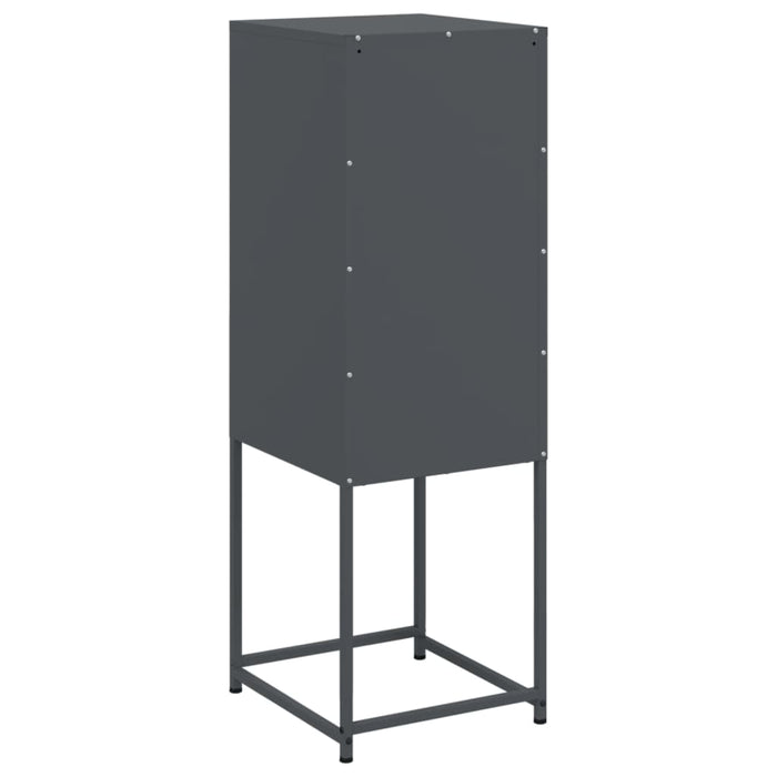 Credenza Antracite 36x39x107 cm in Acciaio 846532