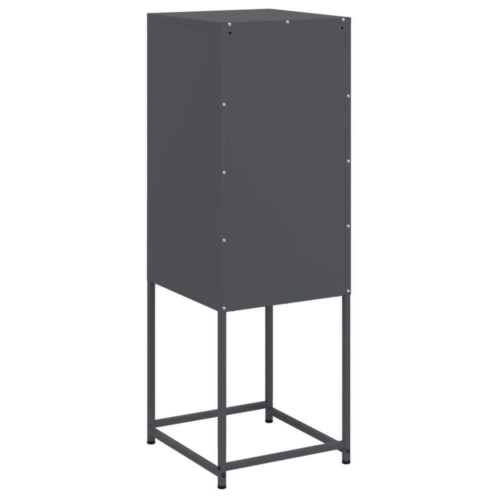 vidaXL Credenza Antracite 36x39x107 cm in Acciaio