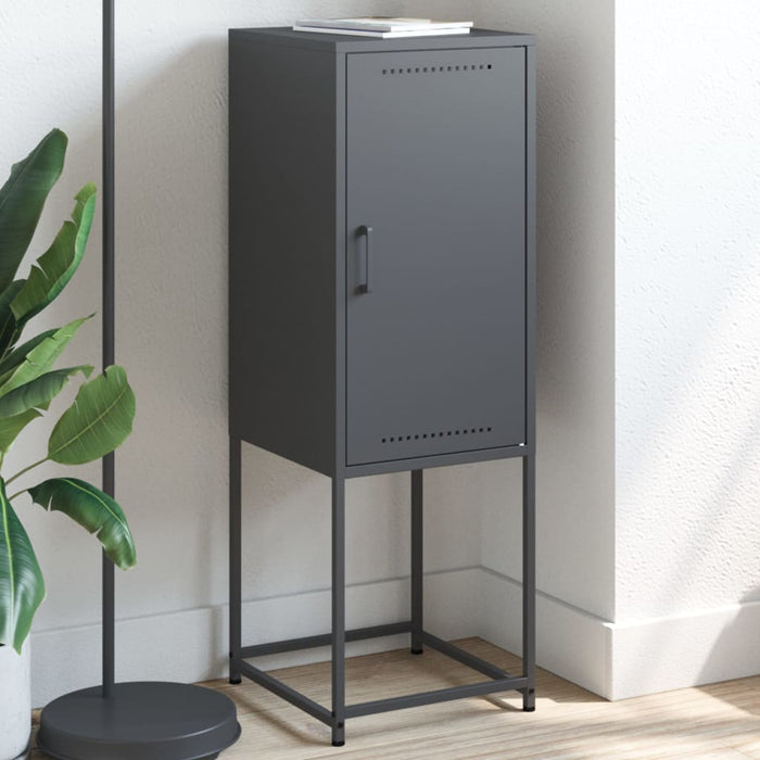 Credenza Antracite 36x39x107 cm in Acciaio 846532