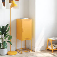 Credenza Giallo Senape 36x39x107 cm in Acciaio 846533
