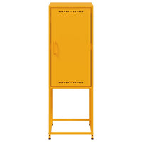 Credenza Giallo Senape 36x39x107 cm in Acciaio 846533
