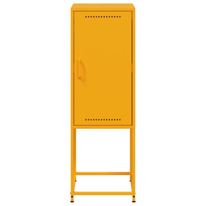 Credenza Giallo Senape 36x39x107 cm in Acciaio 846533