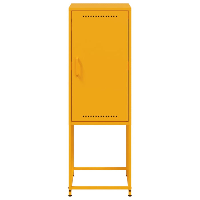 Credenza Giallo Senape 36x39x107 cm in Acciaio 846533