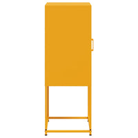 Credenza Giallo Senape 36x39x107 cm in Acciaio 846533