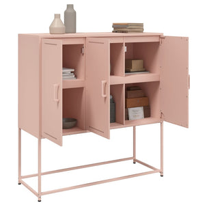Credenza Rosa 100,5x39x107 cm in Acciaio 846537