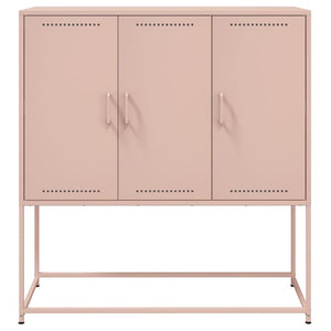 Credenza Rosa 100,5x39x107 cm in Acciaio 846537
