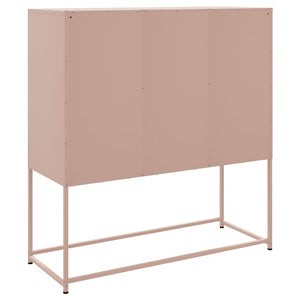 Credenza Rosa 100,5x39x107 cm in Acciaio 846537