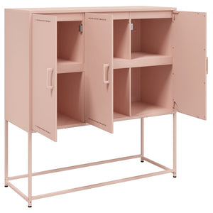 Credenza Rosa 100,5x39x107 cm in Acciaio 846537